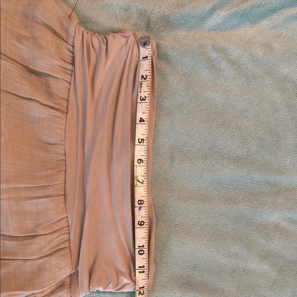 Apt. 9 Beige Midi Wrap Skirt Asymmetrical High-Low - Picture 9 of 11